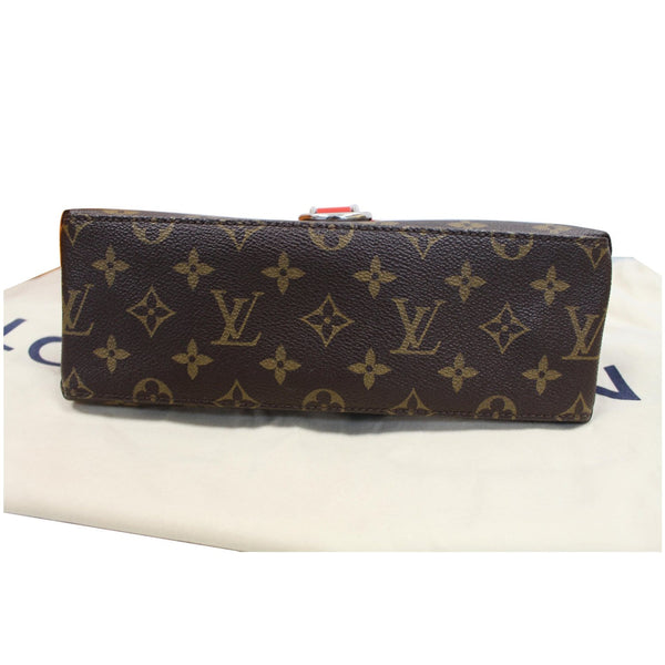 LOUIS VUITTON Saint Michel Monogram Epi Shoulder Bag Red