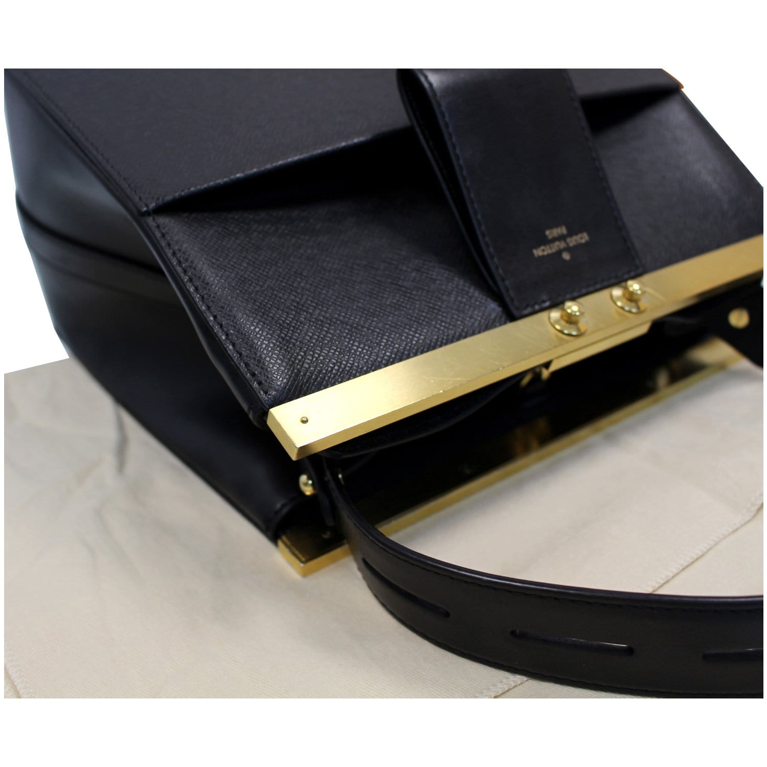 Fake Louis Vuitton City Frame Bag Taiga Leather M52719 Replica At