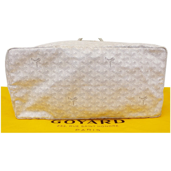 GOYARD Saint Louis GM Tote Shoulder Bag White