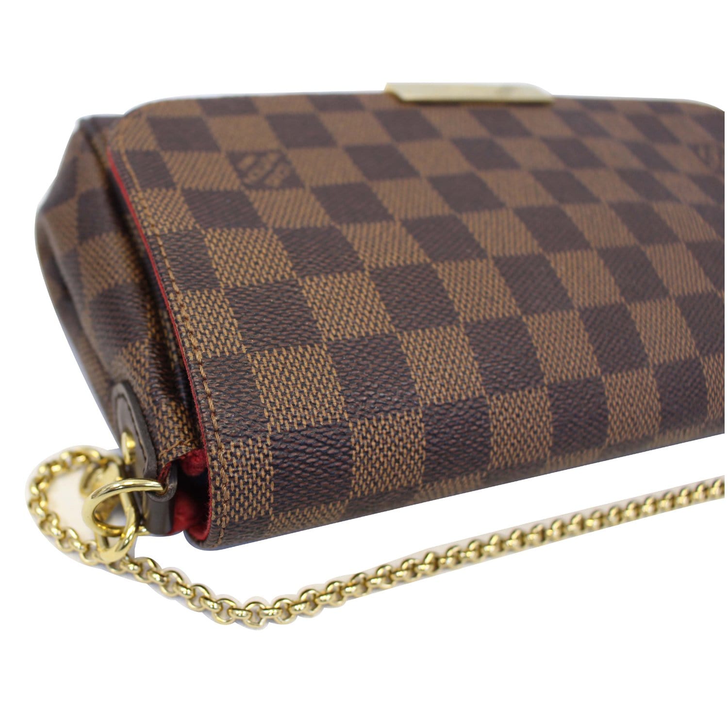 Louis Vuitton Damier Ebene Favorite MM 2way Crossbody Flap Bag 862624