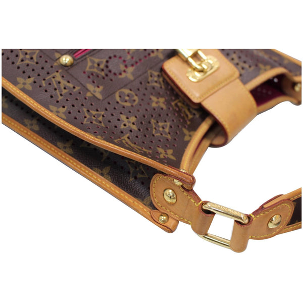 LOUIS VUITTON Perforated Musette Monogram Canvas Crossbody Bag Brown