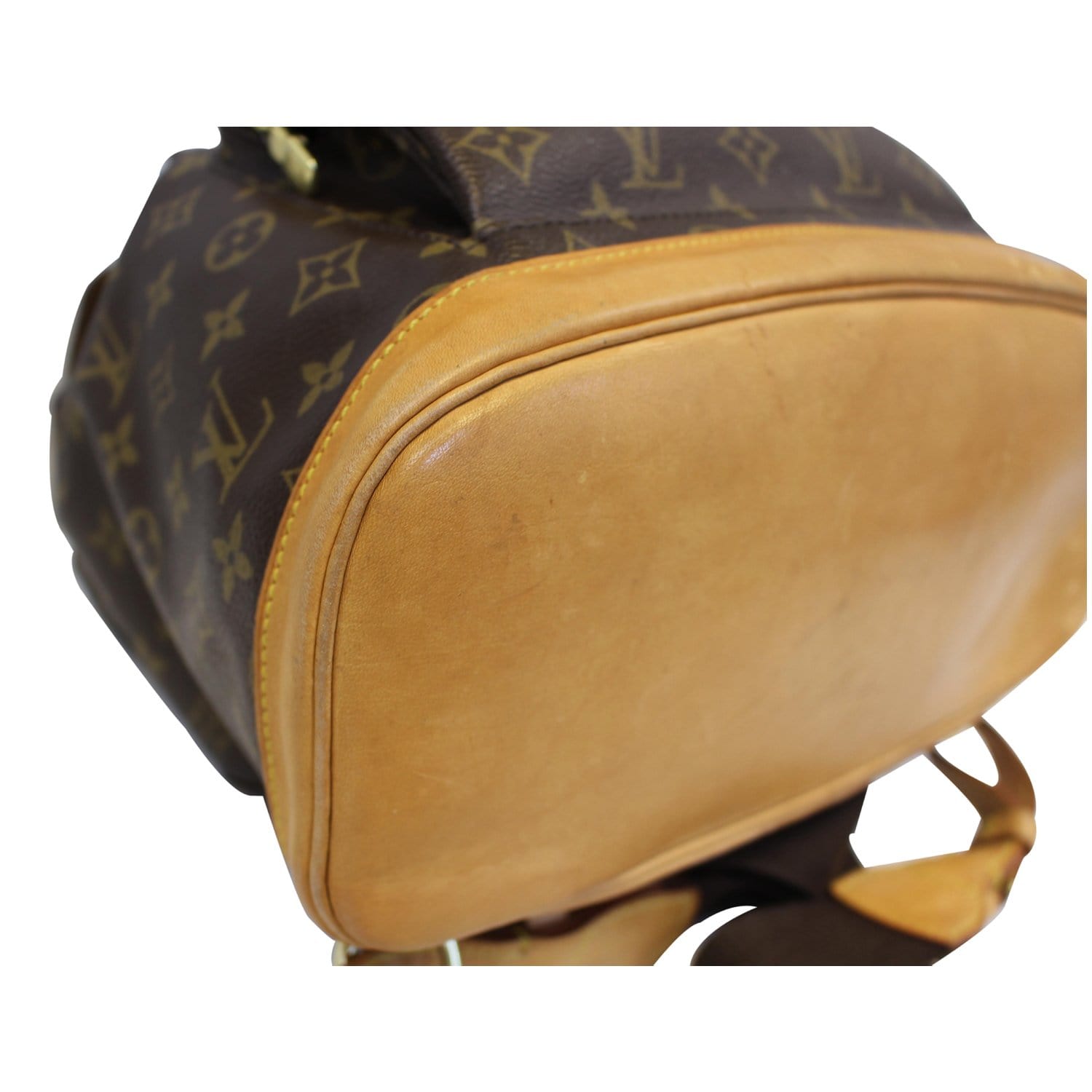 Montsouris cloth backpack Louis Vuitton Brown in Cloth - 26475362