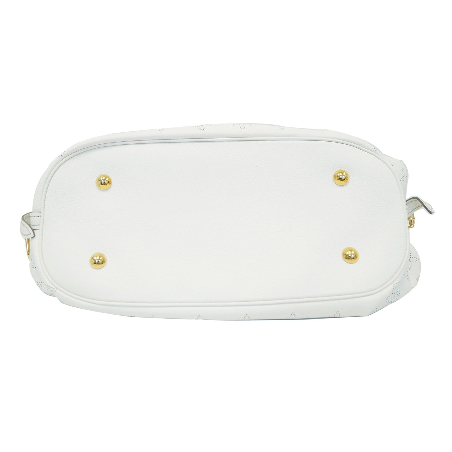 Mahina leather handbag Louis Vuitton White in Leather - 26461207