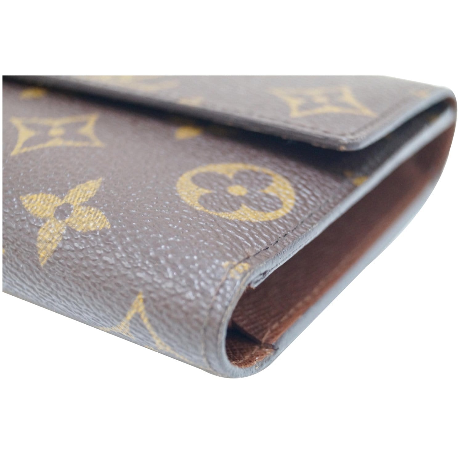 Louis Vuitton Porte Carte Id Bandoliere Brown Canvas Wallet (Pre-Owned