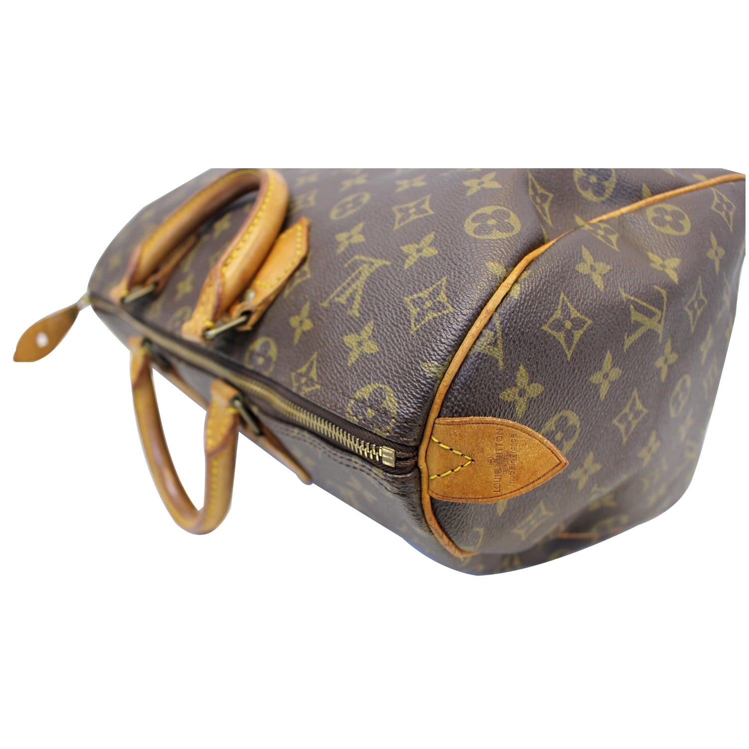 LOUIS VUITTON Handbag M41524 Speedy 35 Monogram canvas/Leather Brown W –