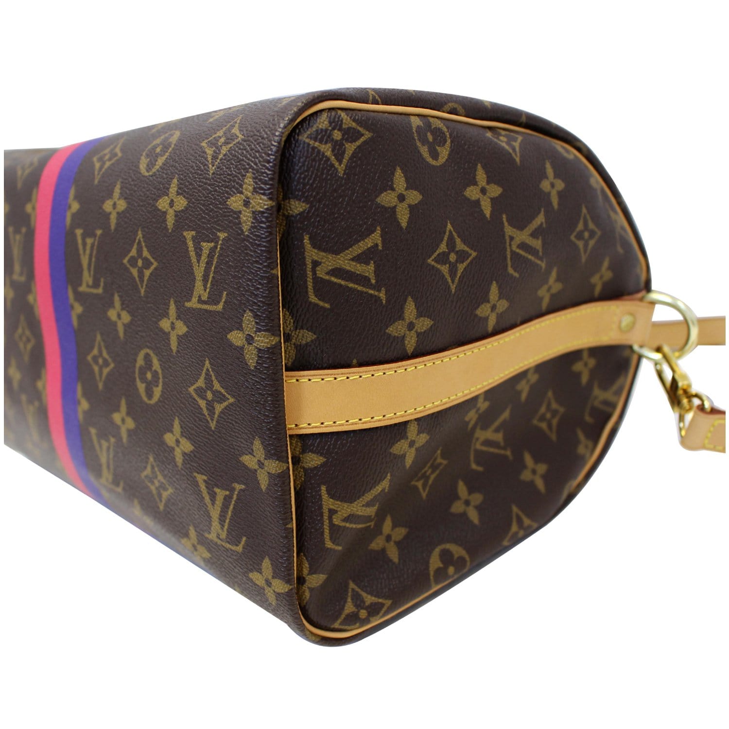 Louis Vuitton Monogram Speedy 30 Hand Shoulder Crossbody Bag Added Chain &  Insert M41108 Preowned Brown Cloth ref.673964 - Joli Closet