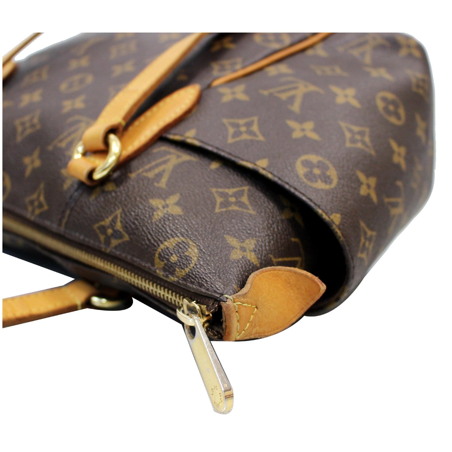Louis Vuitton, Bags, Louis Vuitton Shoulder Bag M455 Brown Monogram Canvas  Tote Bag Monogram Used