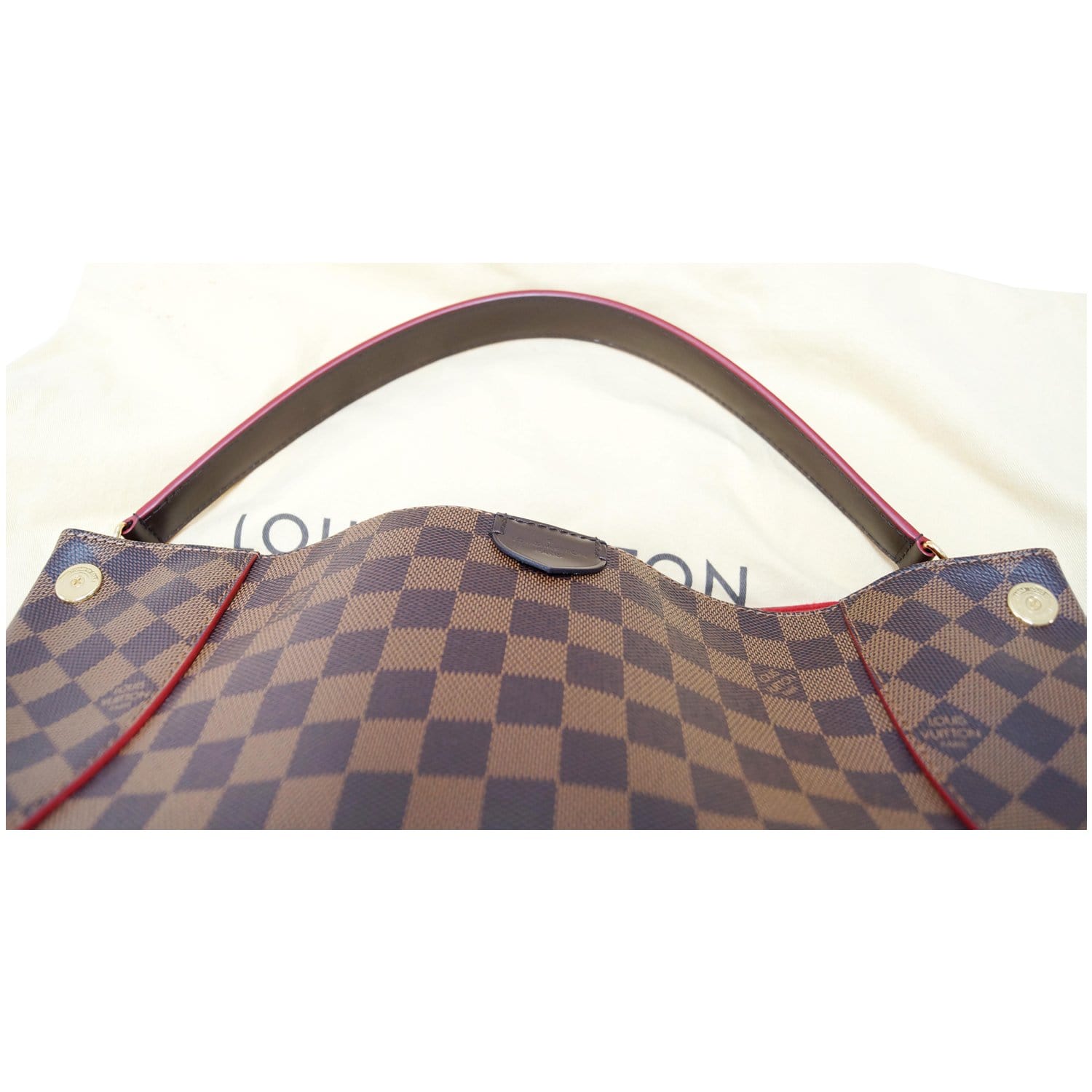Caissa wool handbag Louis Vuitton Brown in Wool - 32477705