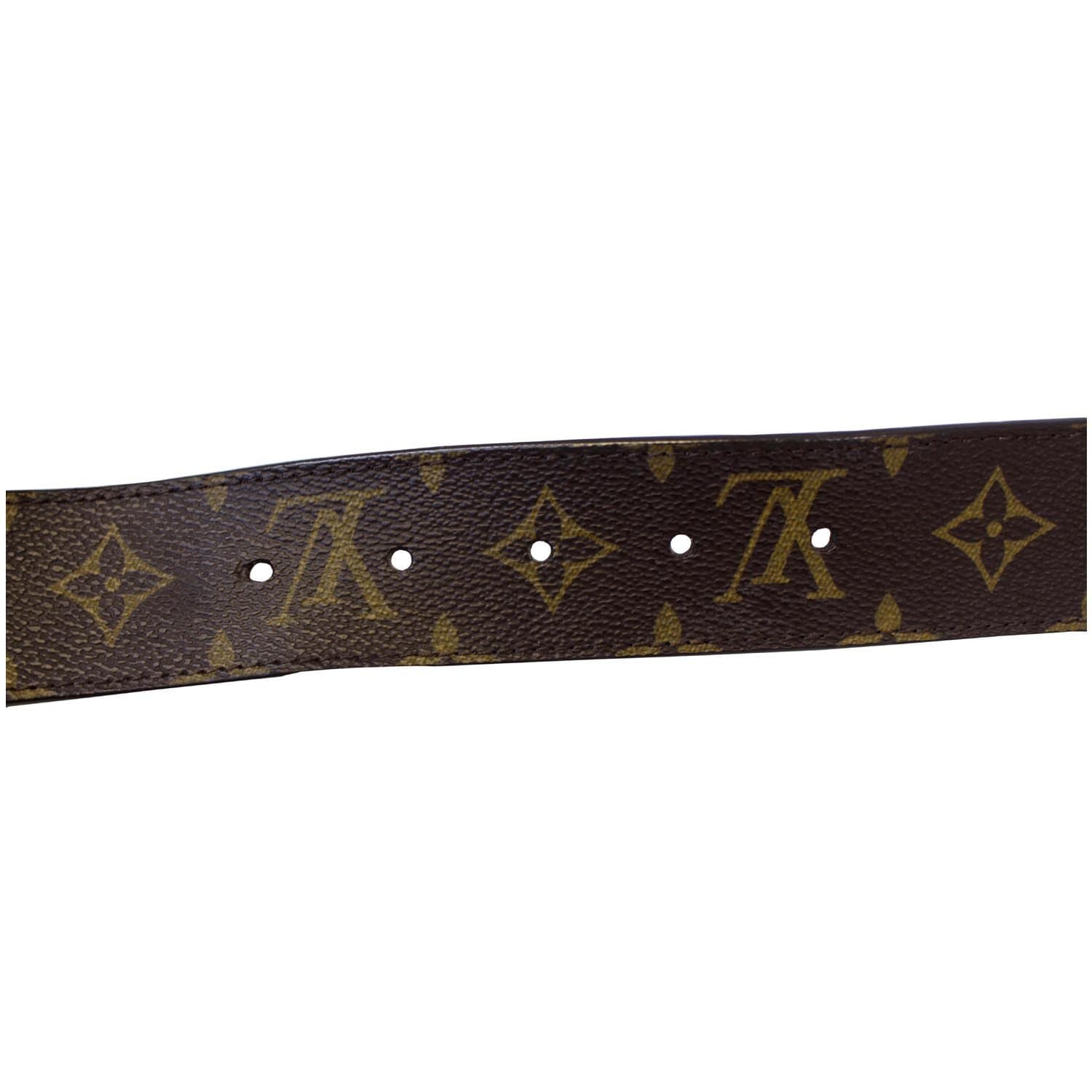 LOUIS VUITTON Signature Brown Monogram Chain Belt Size 110 • 44