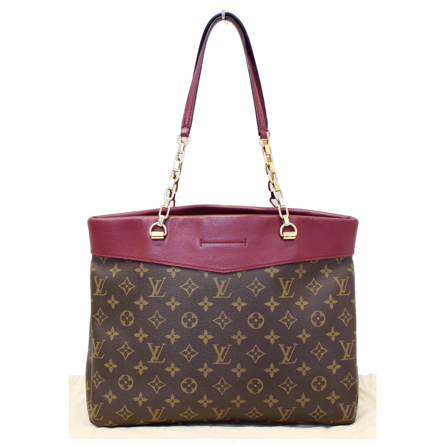 Louis Vuitton Aurore Leather And Ebene Monogram Coated Canvas Pallas Chain  Bag Gold Hardware, 2014 Available For Immediate Sale At Sotheby's