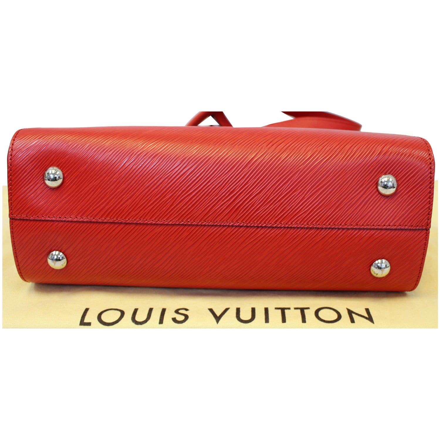 Twist Louis Vuitton Red Epi Mirabeau GM Leather ref.308819 - Joli Closet