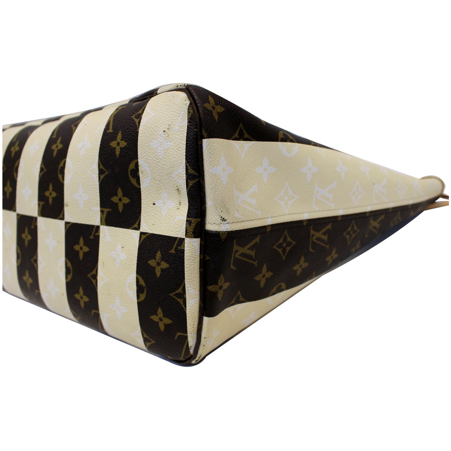 Louis Vuitton Rayures Monogram XXL Neverfull Tote Travel Bag VIP