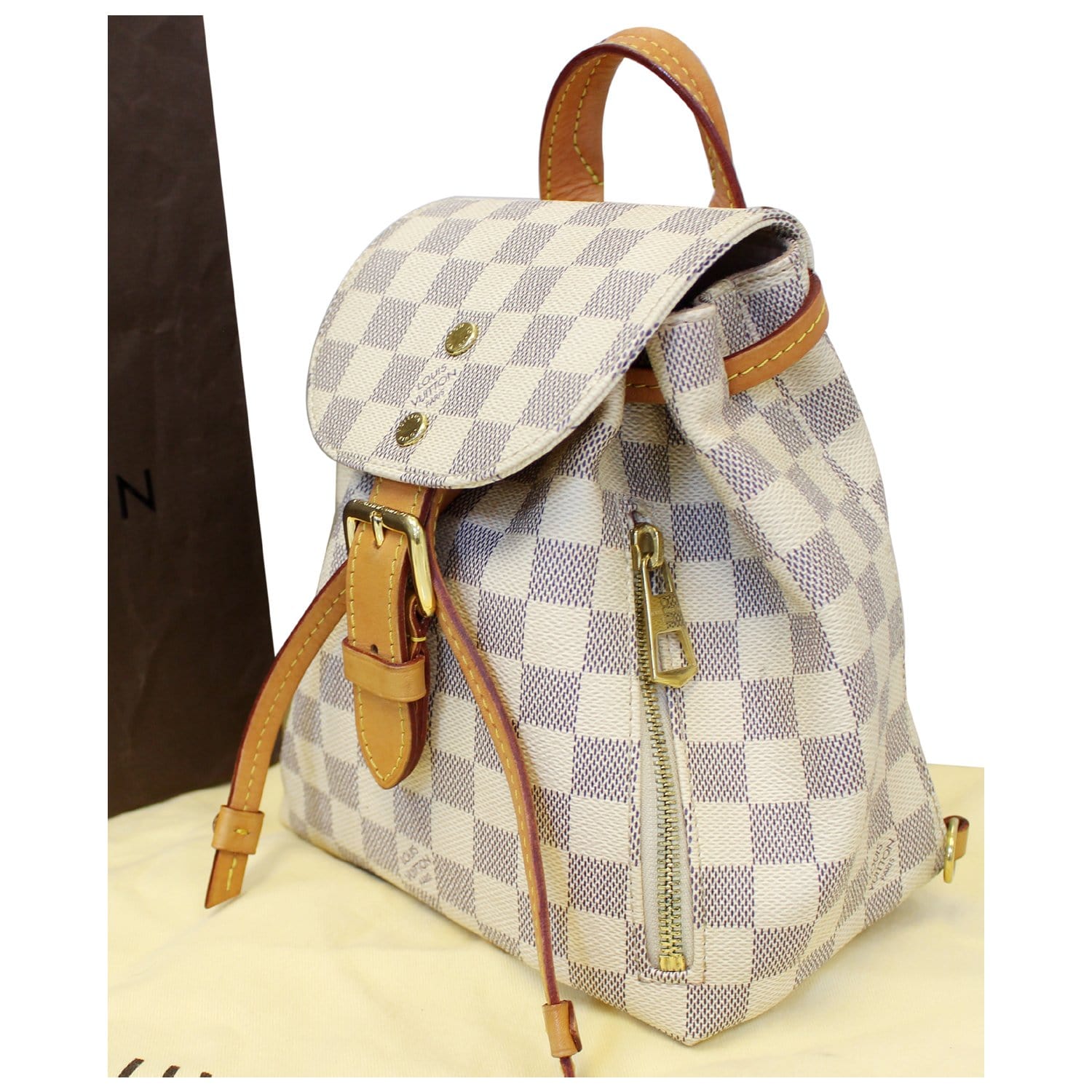 Preloved Louis Vuitton Damier Azur Sperone BB Backpack SR1157