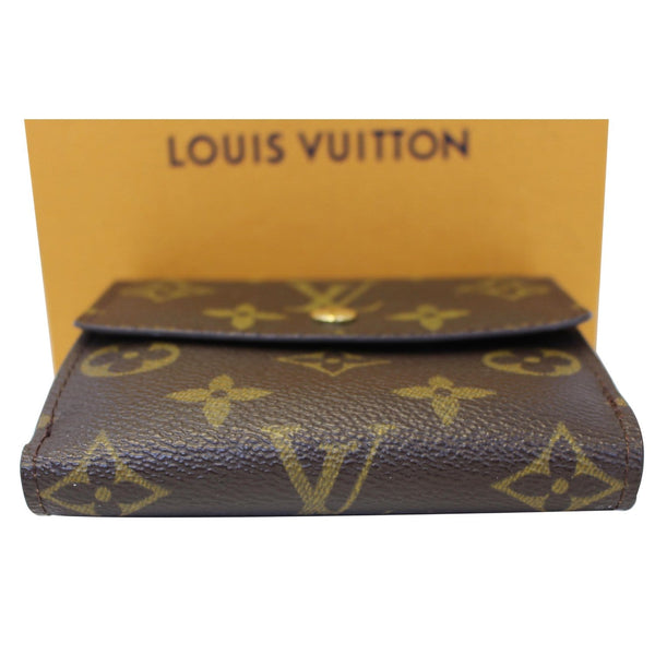 LOUIS VUITTON Elise Double Monogram canvas Wallet Brown