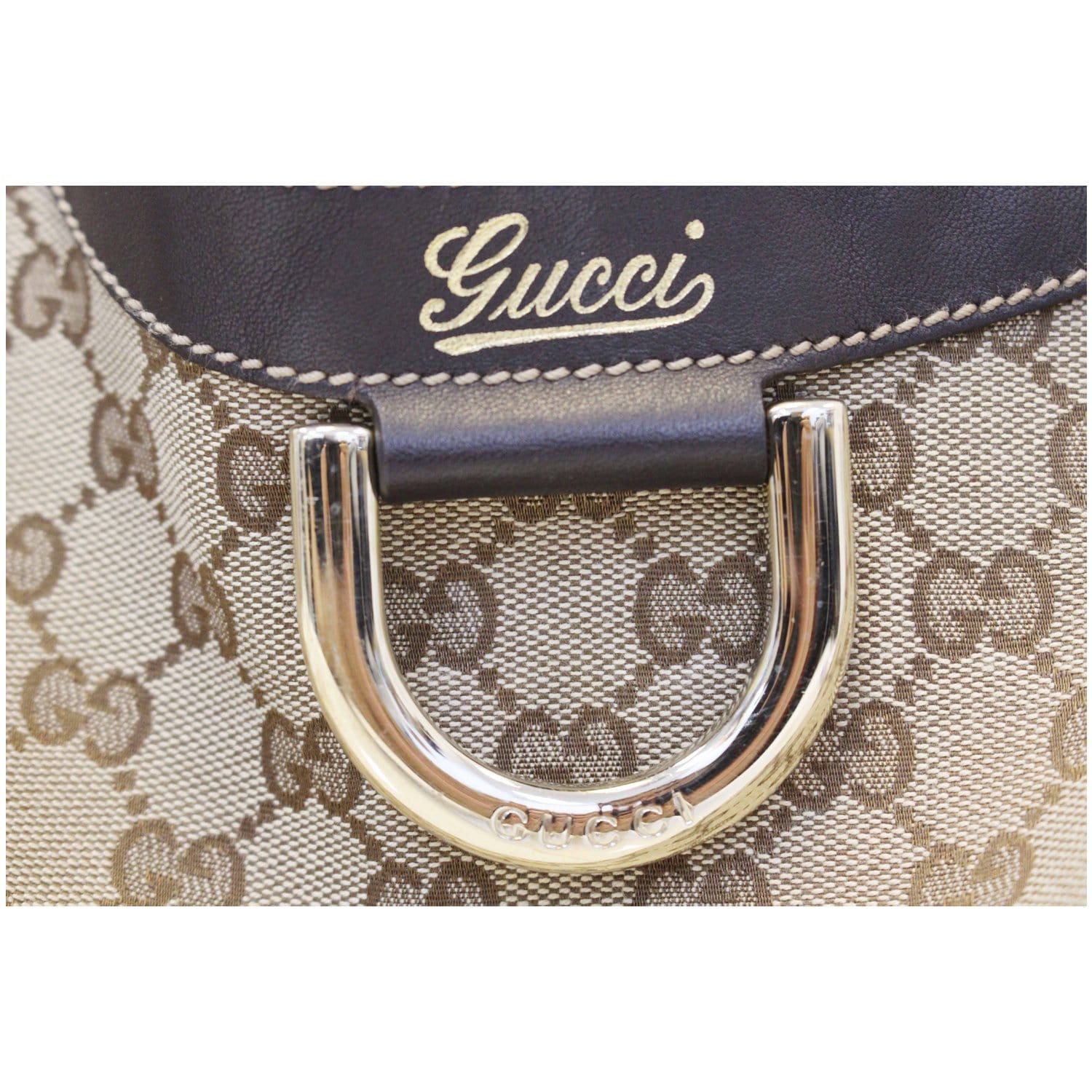 Gucci GG Canvas Abbey D Ring Pochette (SHF-1r8ajC) – LuxeDH