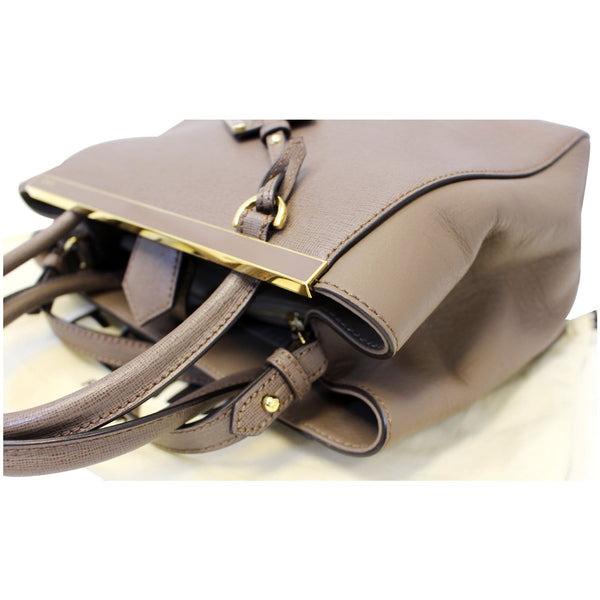 FENDI Roma Petite 2 Jours Leather Shoulder Handbag-US
