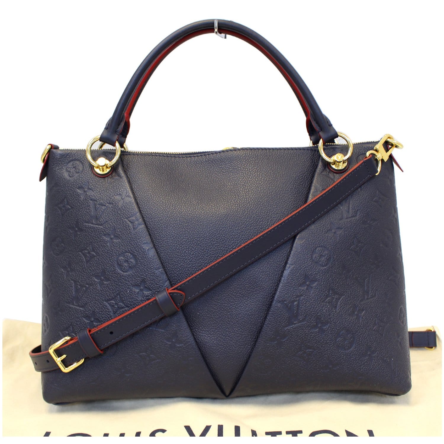 Louis Vuitton Diane NM Handbag Empreinte Leather Black 2455261