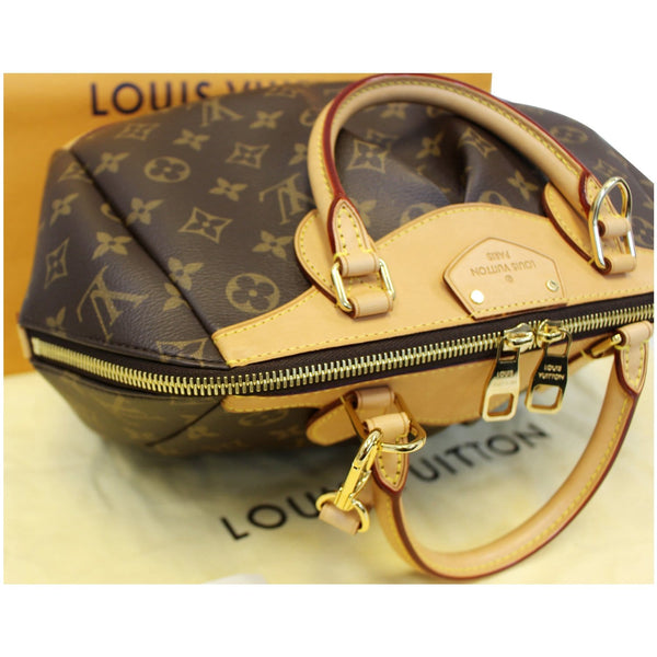 LOUIS VUITTON Segur Monogram Canvas Shoulder Handbag Brown-US