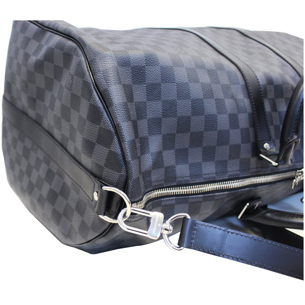 LOUIS VUITTON Keepall 55 Damier Graphite Bandouliere Travel Bag-US