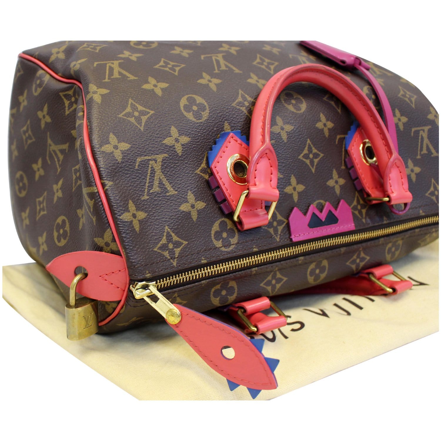 Louis Vuitton Monogram Totem Speedy 30 - Brown Handle Bags, Handbags -  LOU801516