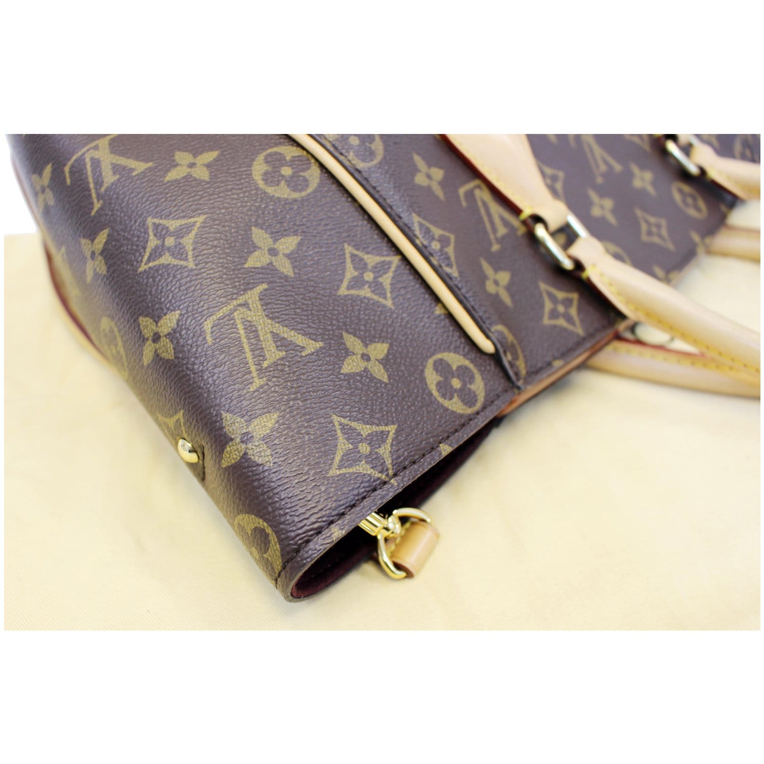 LOUIS VUITTON 'Phenix' bag in brown monogram coated canvas and
