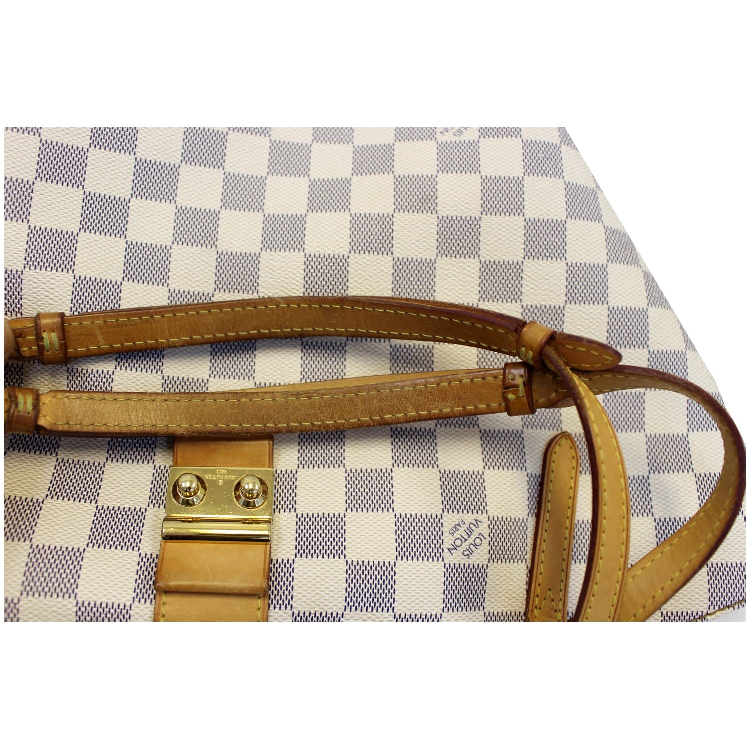 Louis Vuitton, Bags, Louisvuitton Salina Gm Shoulder Bag In Damier Azur  Canvas Mint Condition