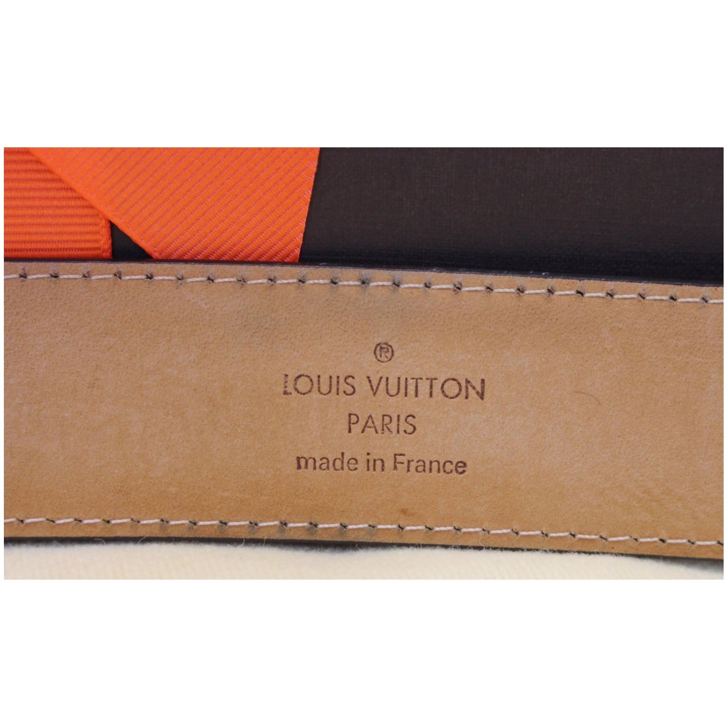 Louis Vuitton M6995W Ellipse Damier Belt Gold Hardware Size 95/38 - The  Attic Place
