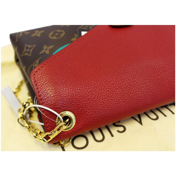 LOUIS VUITTON Monogram Canvas Pallas Chain Crossbody Bag Cherry-US