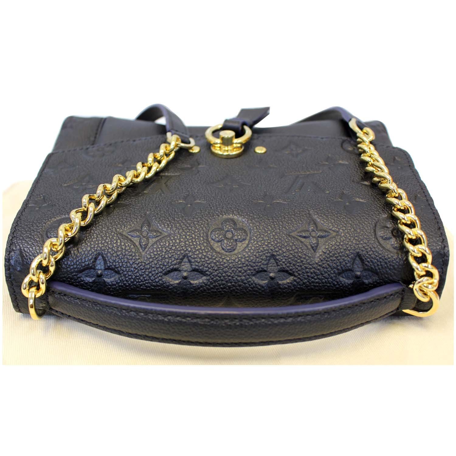 Louis Vuitton Navy Monogram Empreinte Blanche BB Gold Hardware, 2018  Available For Immediate Sale At Sotheby's