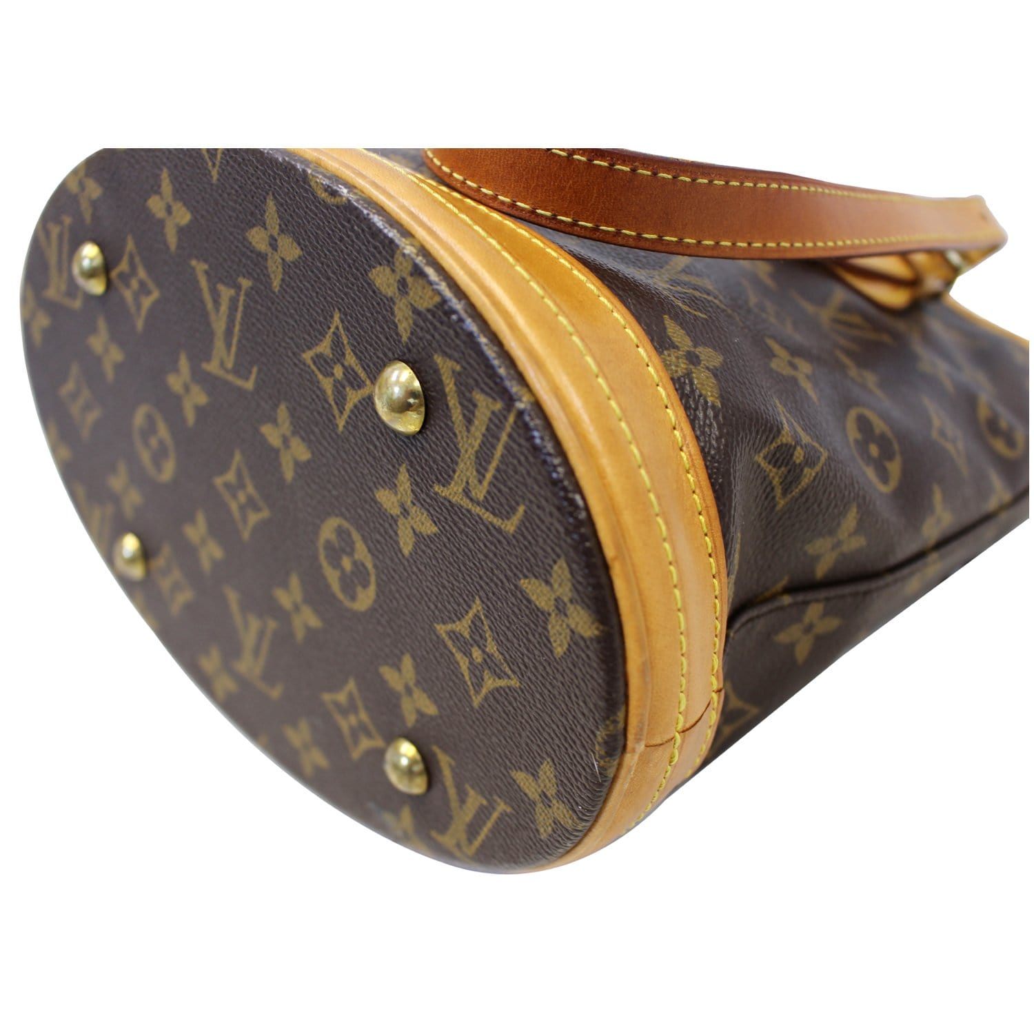 Louis Vuitton Brown Monogram Canvas Bucket PM Shoulder Bag Date