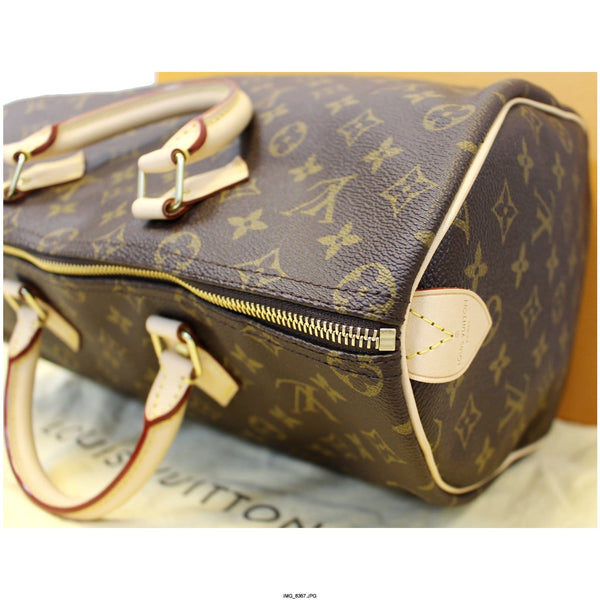 LOUIS VUITTON Speedy 35 Monogram Canvas Satchel Bag-US