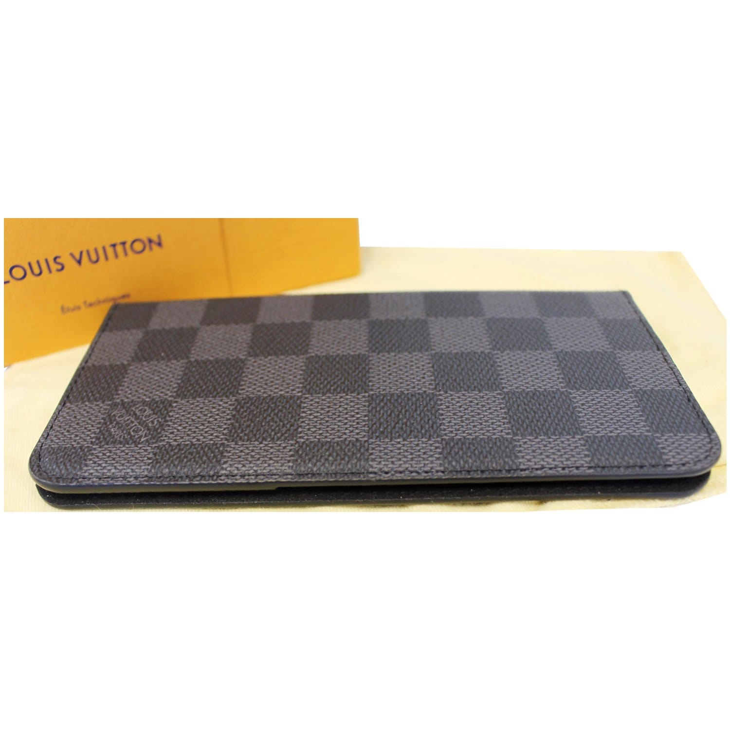 Louis Vuitton Black Damier Graphite iPhone 3G Case or Card Holder