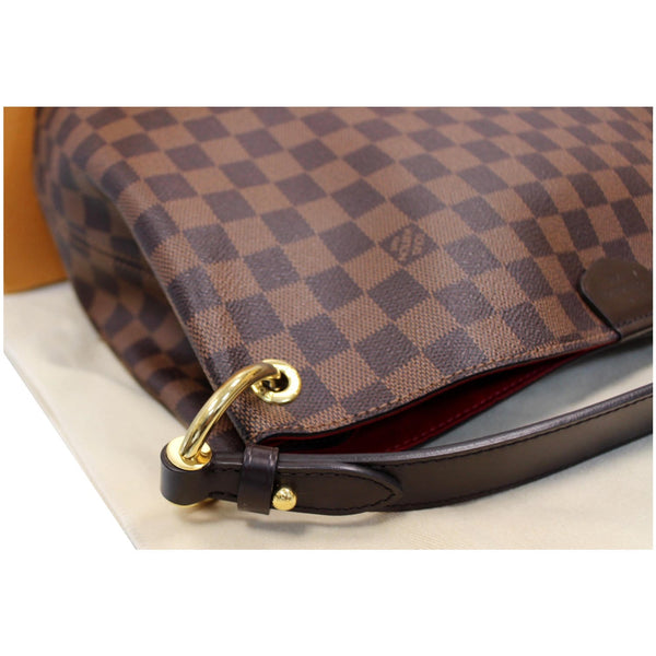 Louis Vuitton Graceful PM Damier Ebene Shoulder Bag corner view