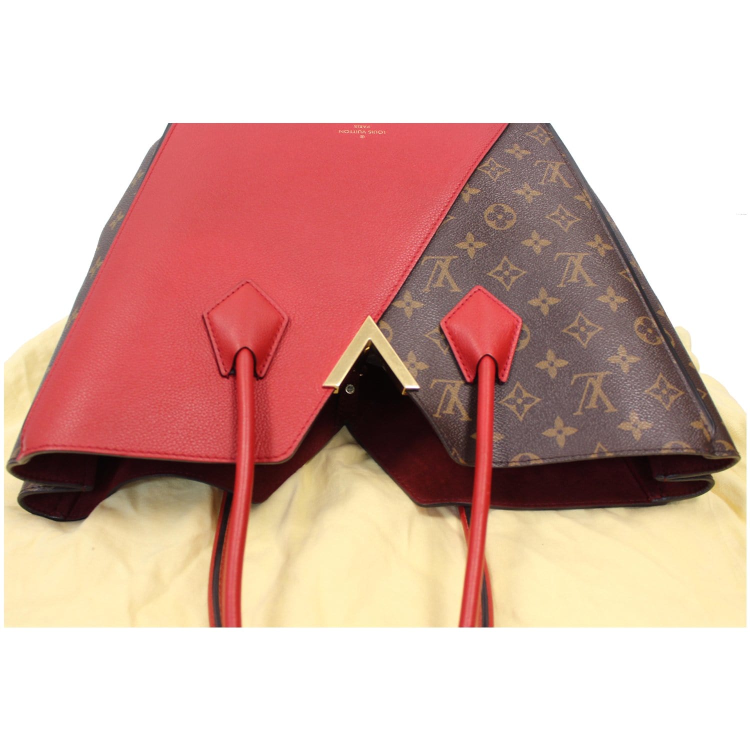Louis Vuitton Monogram Canvas and Cerise Leather Kimono MM Tote Bag –  Bagaholic