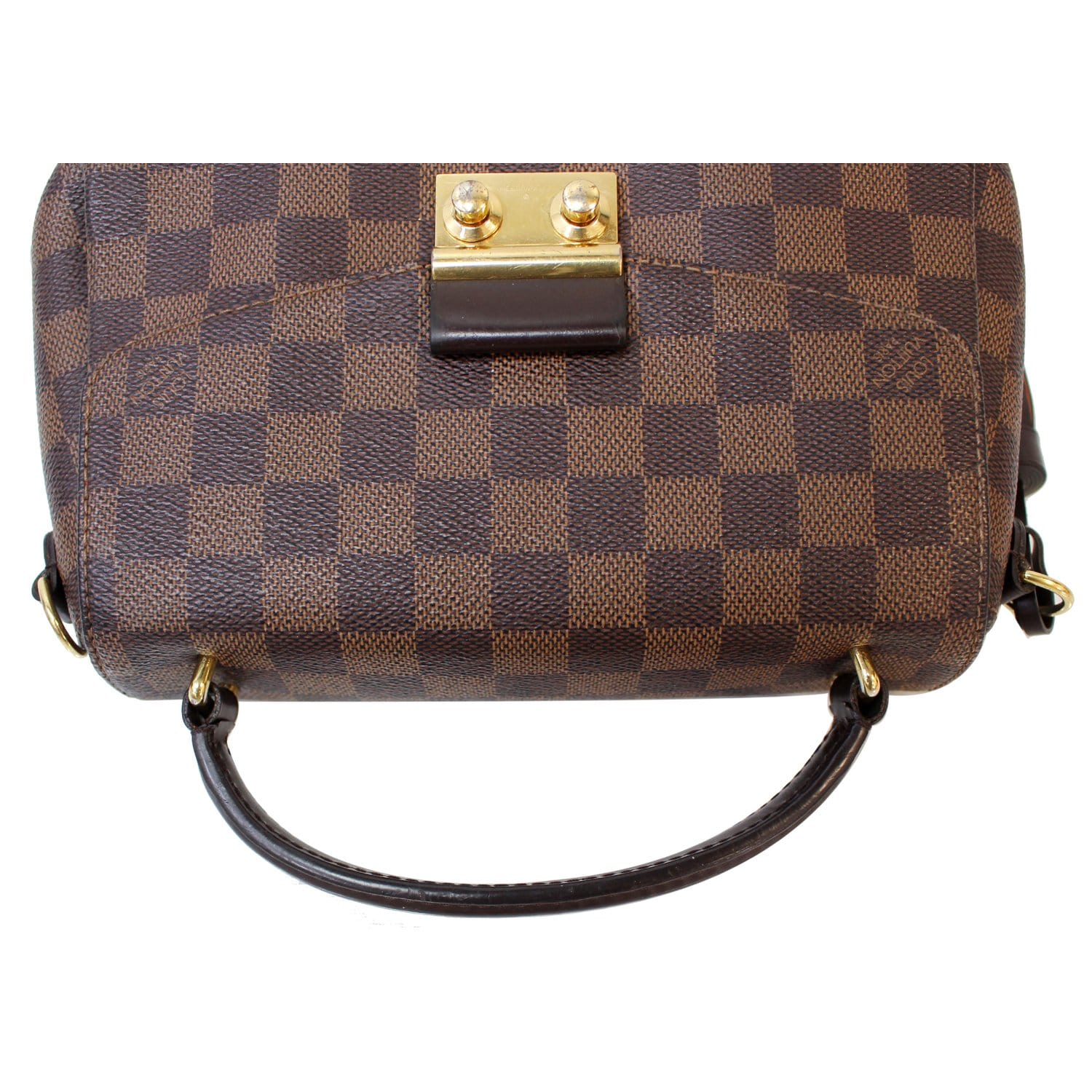 Louis Vuitton Croisette Gm 868646 Brown Leather Shoulder Bag For