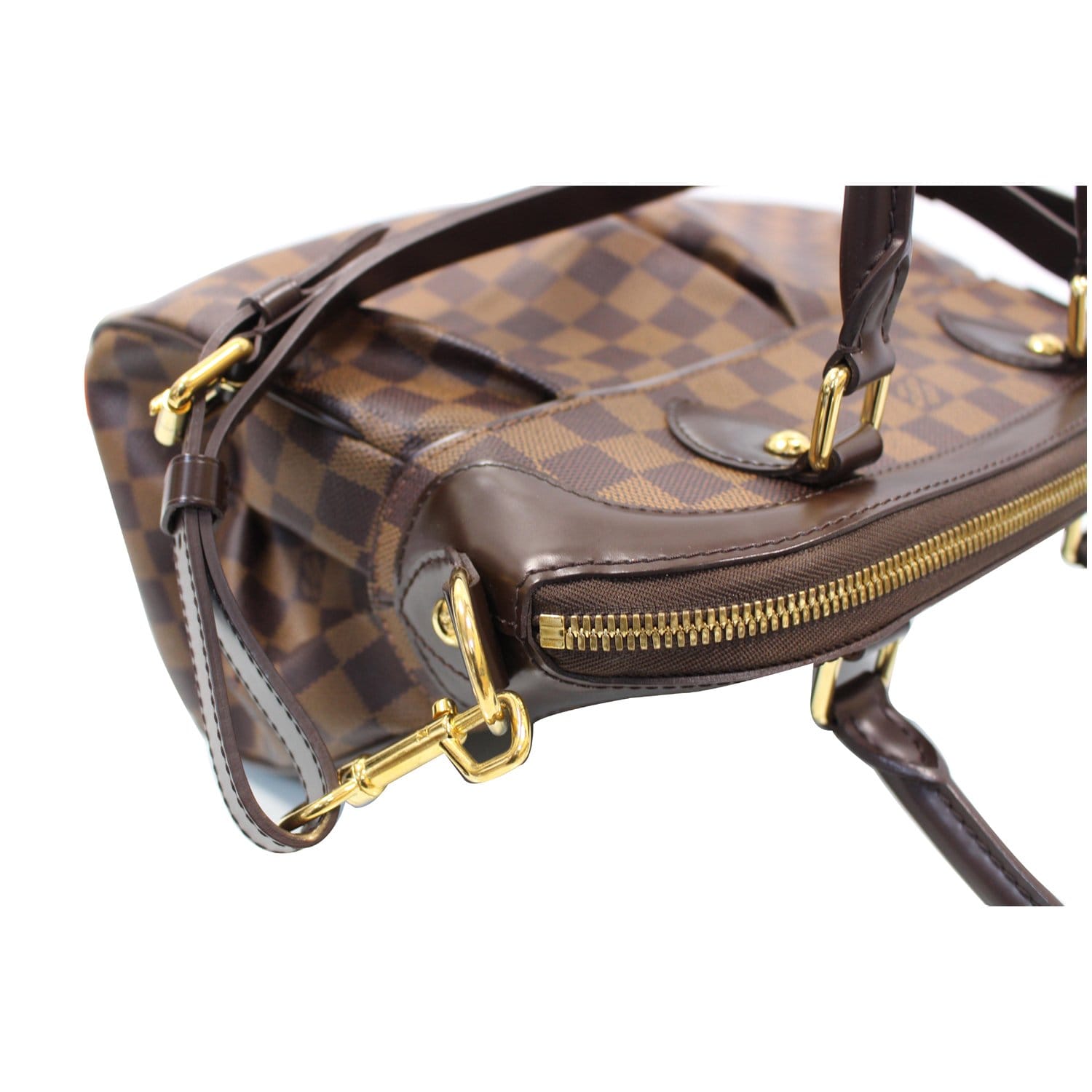 Brown - ep_vintage luxury Store - Louis - Adjustable - LOUIS VUITTON Trevi  PM Damier Ebene Shoulder Bag Brown - Monogram - Vuitton - Strap - Shoulder  - Not - 120cm – dct