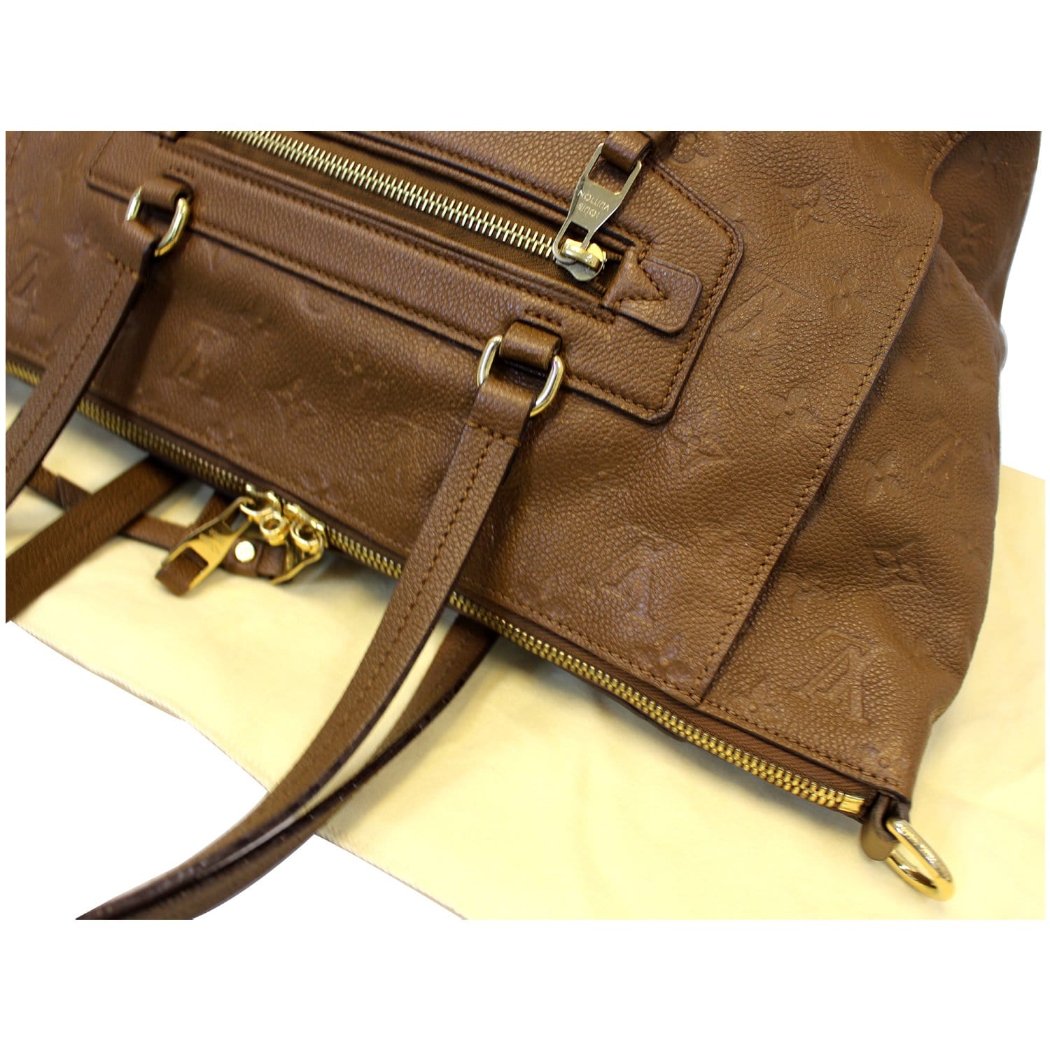 Lumineuse leather handbag