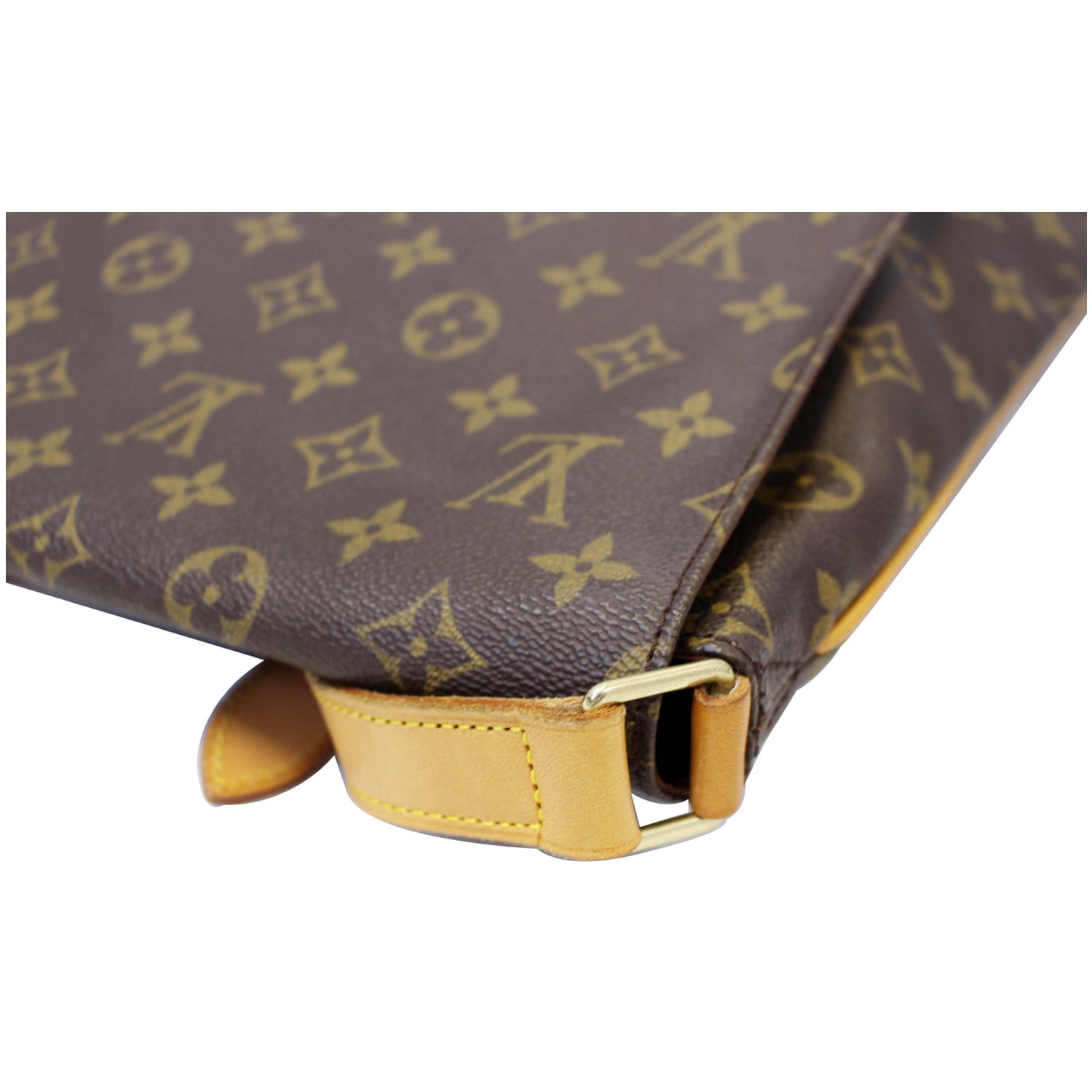 Louis Vuitton Musette Salsa LV Monogram Brown Canvas GM Shoulder Bag