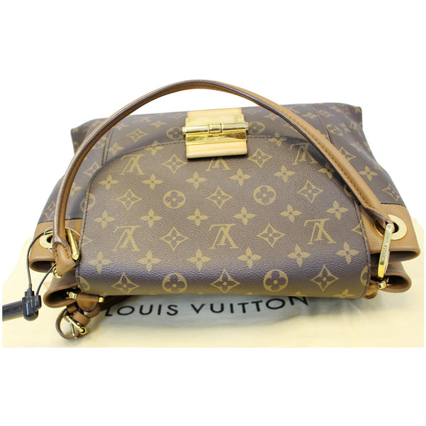 LOUIS VUITTON Olympe Camel Monogram Canvas Satchel Shoulder Bag-US