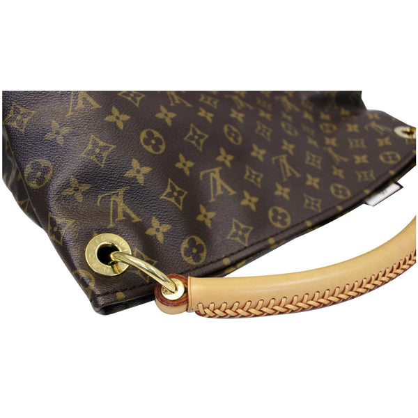 LOUIS VUITTON Artsy MM Monogram Canvas Hobo Brown Shoulder Bag-US