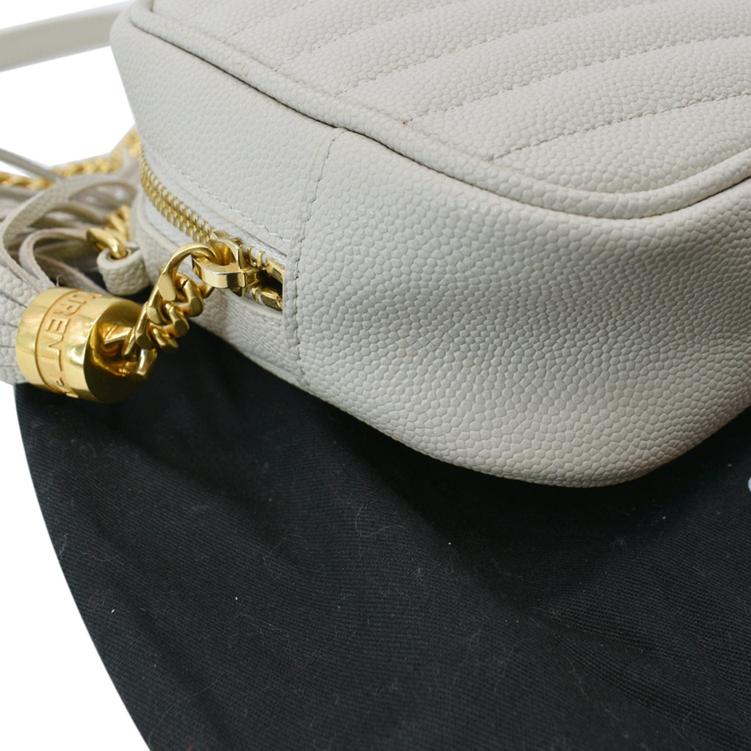 Saint Laurent Mini Lou Camera Bag In Textured Matelasse Leather