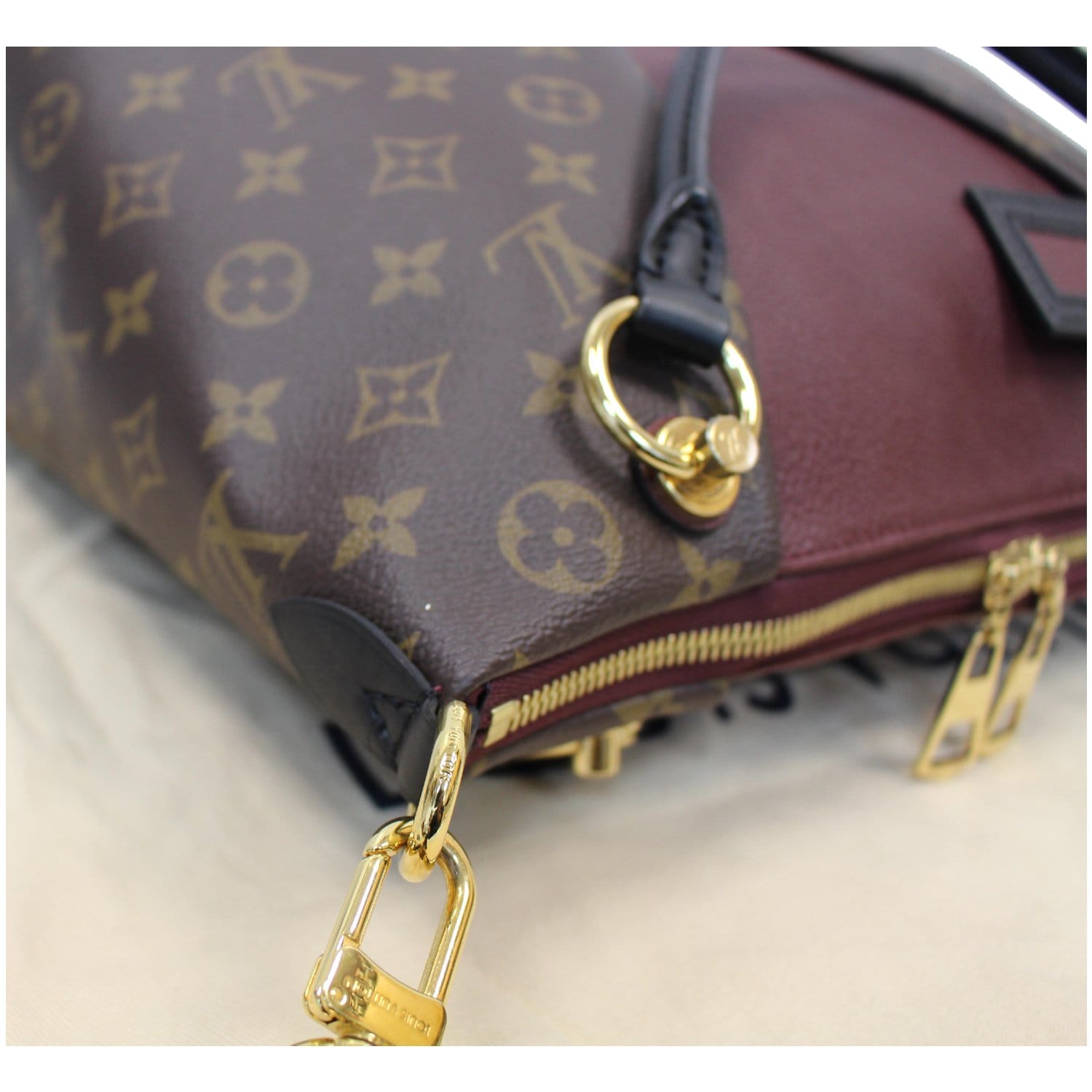 Louis Vuitton, Bags, Monogram Tote Bag Handbag Shoulder Bag 2way Bag V  Tote Mm Bordeaux Brown