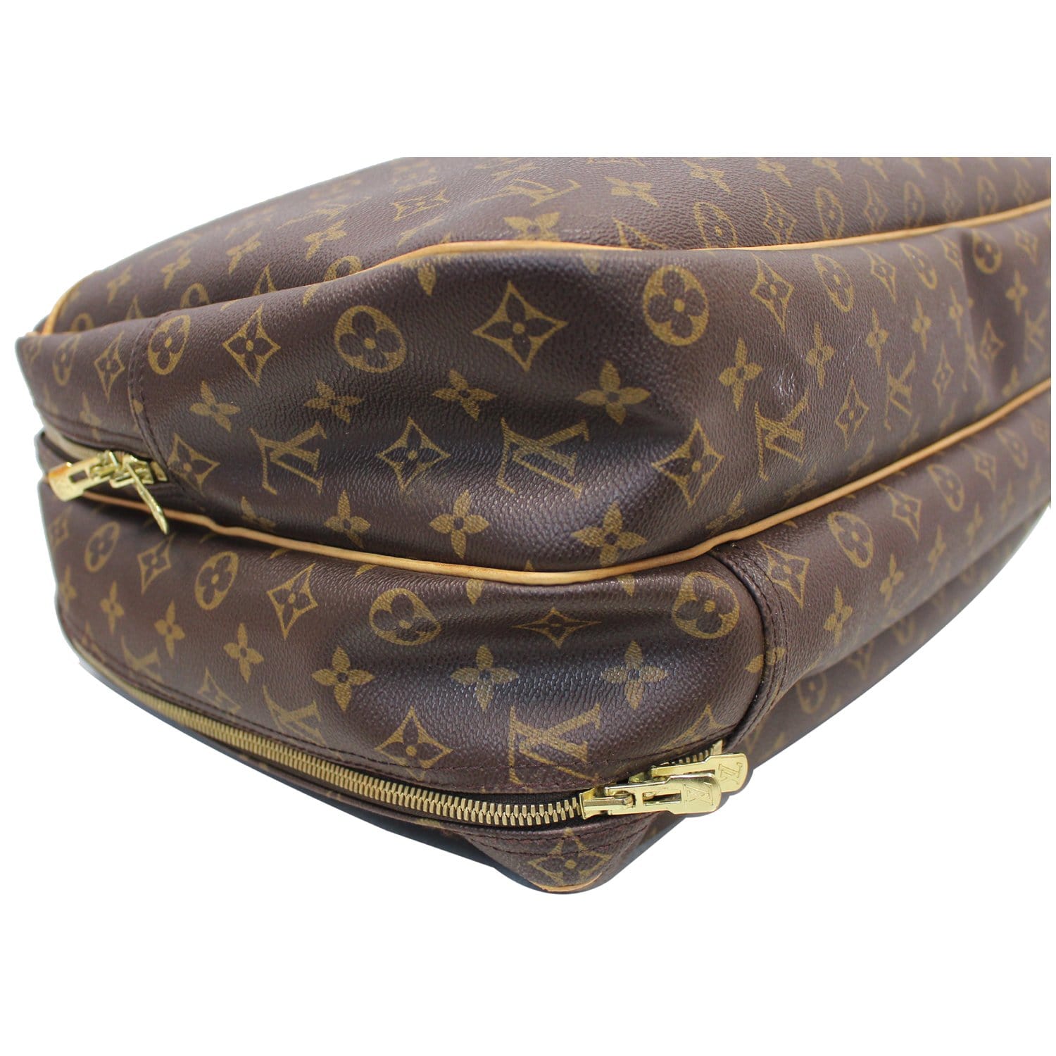 Alizé leather 24h bag Louis Vuitton Brown in Leather - 31816546