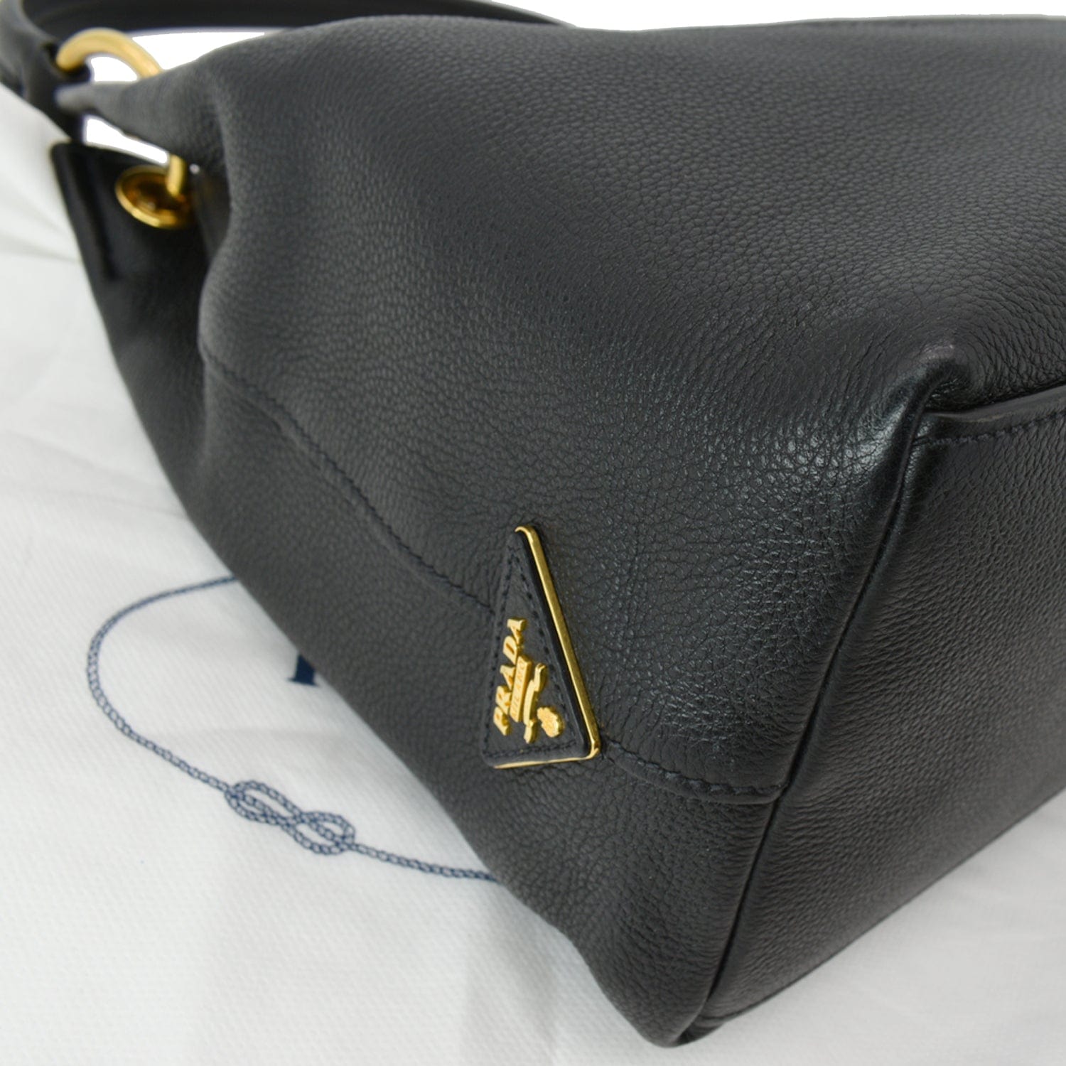 Clutches Prada - Embossed logo saffiano leather clutch
