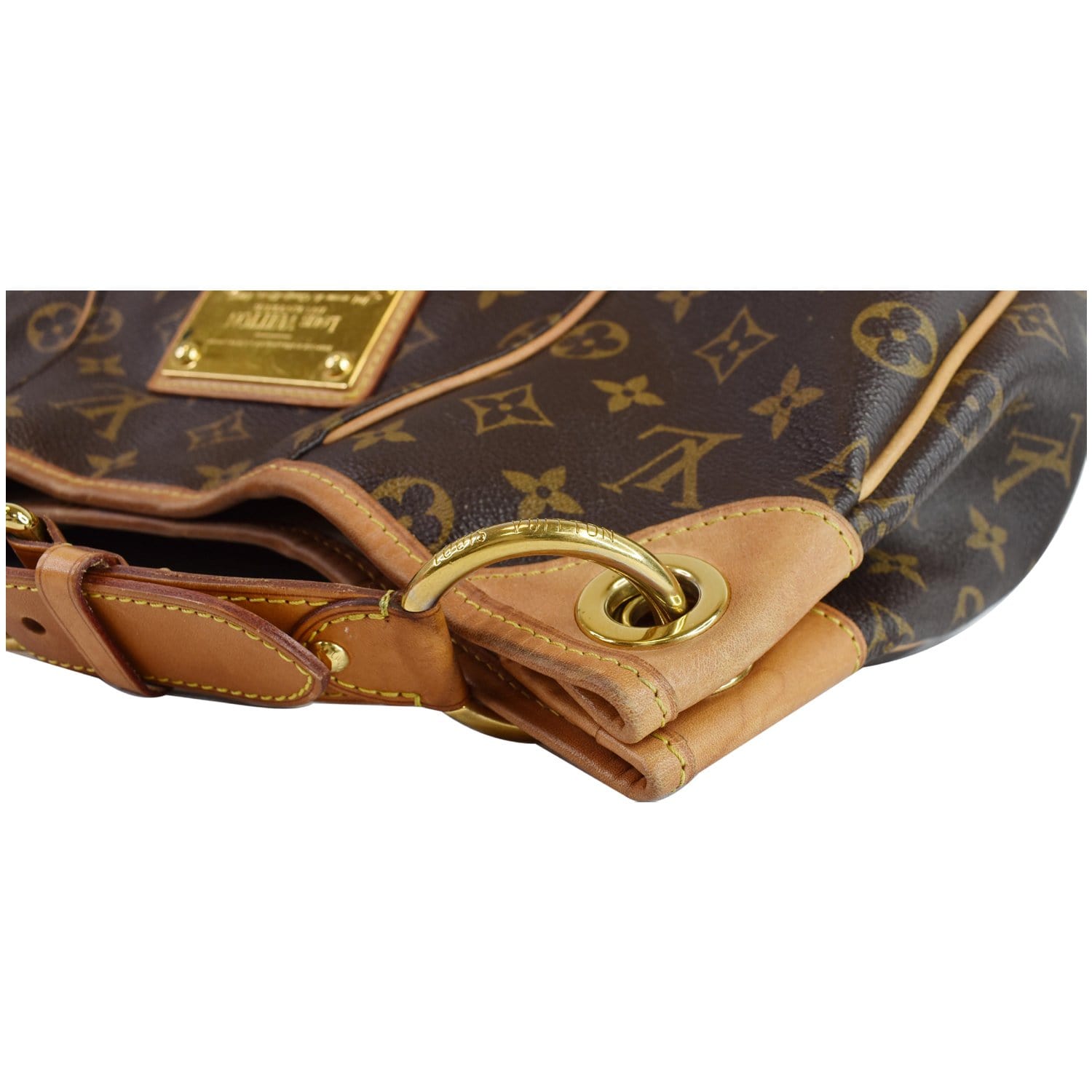 Galliera cloth tote Louis Vuitton Brown in Cloth - 32088418