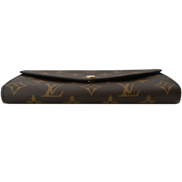 LOUIS VUITTON Sarah Monogram Canvas Wallet Brown