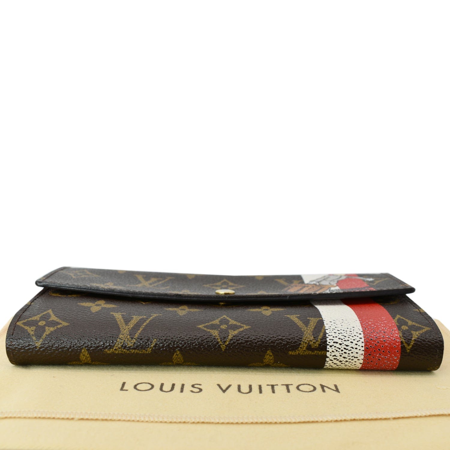 Authentic Rare Louis Vuitton Monogram Canvas Portefeuile Sarah