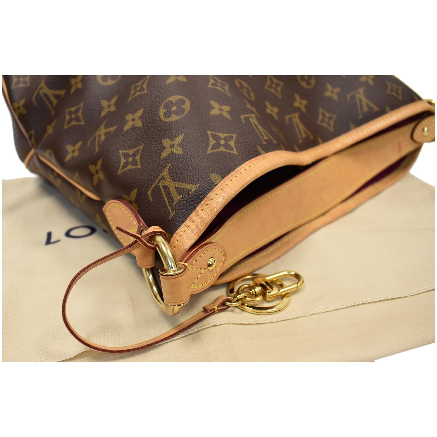 Authentic Louis Vuitton Damier Ebene Delightful PM Bag Handbag