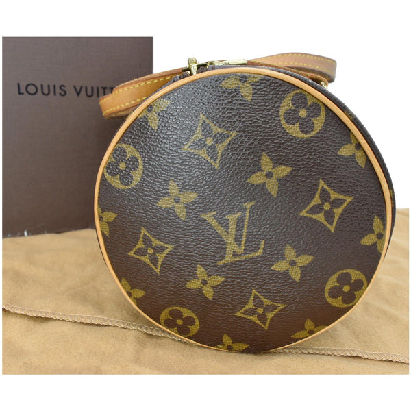 LOUIS VUITTON Papillon 26 Monogram Canvas Satchel Bag Brown