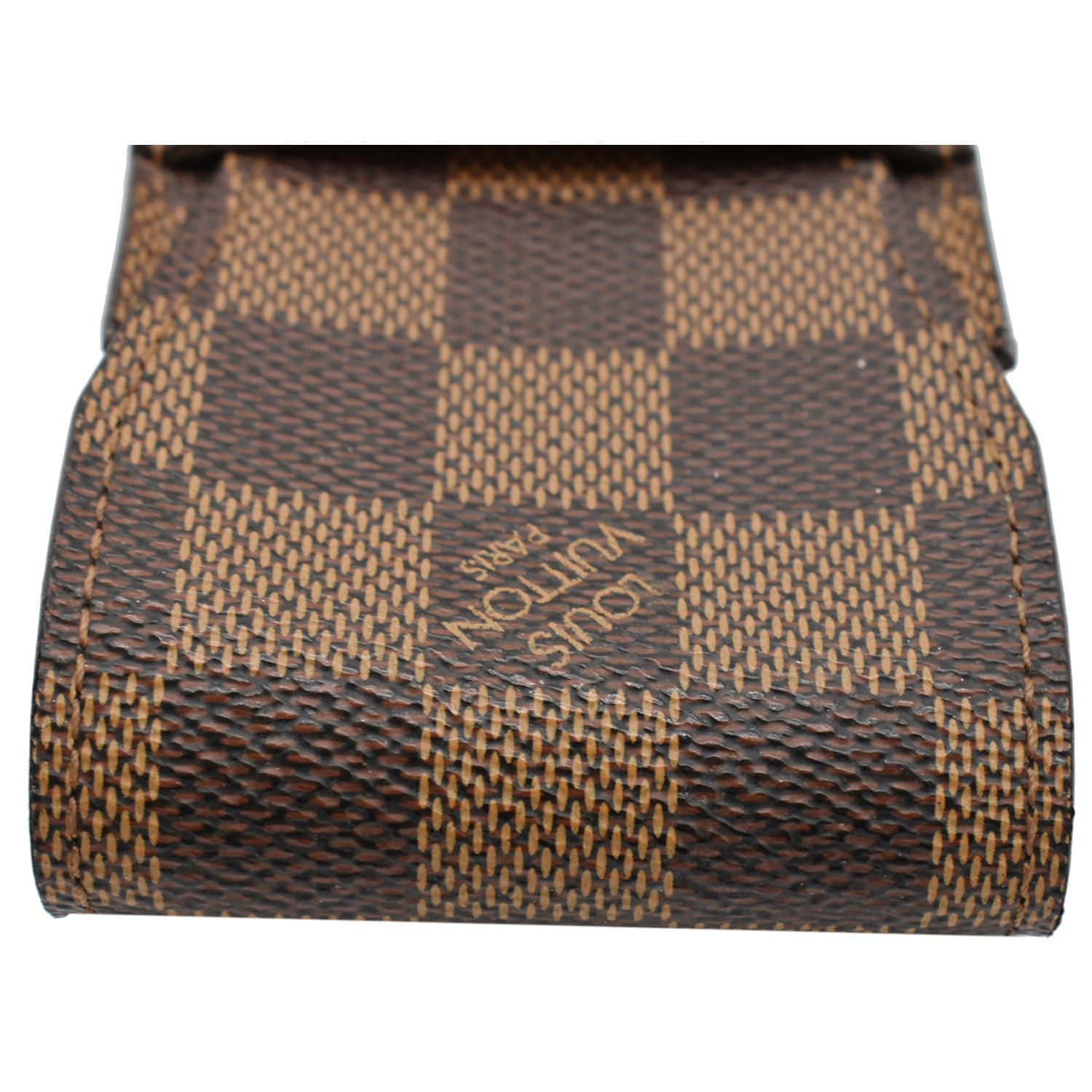 Louis Vuitton Etui Cigarette Case Purse Damier Ebene N63024 Ct1003